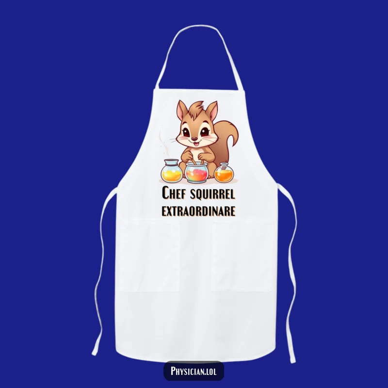 Funny Squirrels Potion Apron: Brave Squirrels Kitchen Fun Funny Gift