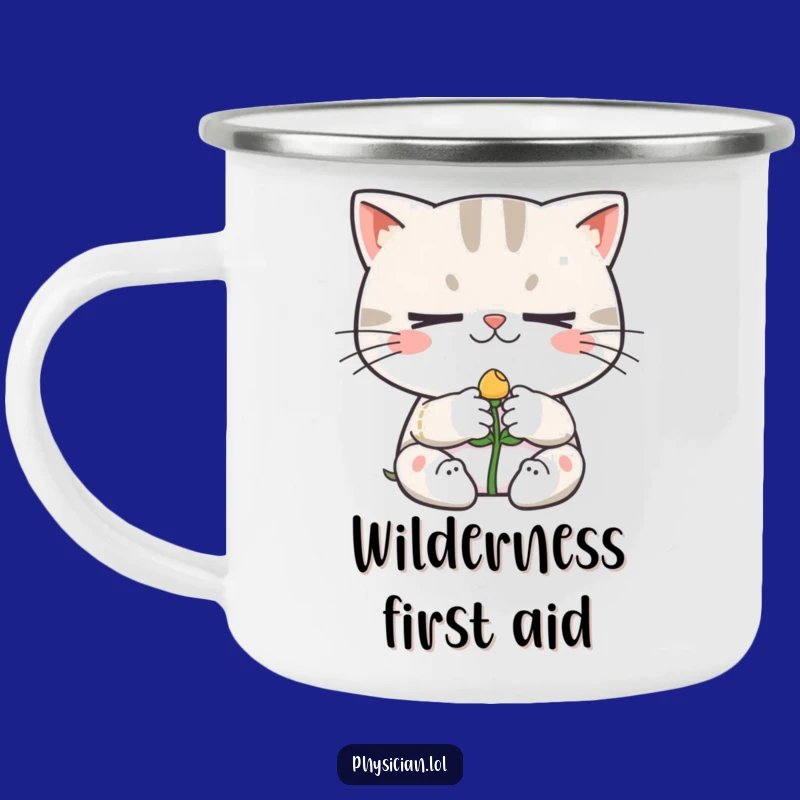 Funny Cat Gardener Camping Mug - Hilarious Outdoor Drinkware for Plant Lovers!