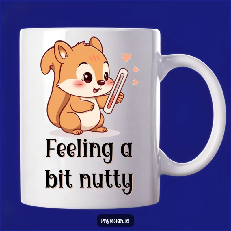 Funny Squirrel Thermometer Mug: A Hilarious Gift for the Sick Friend!