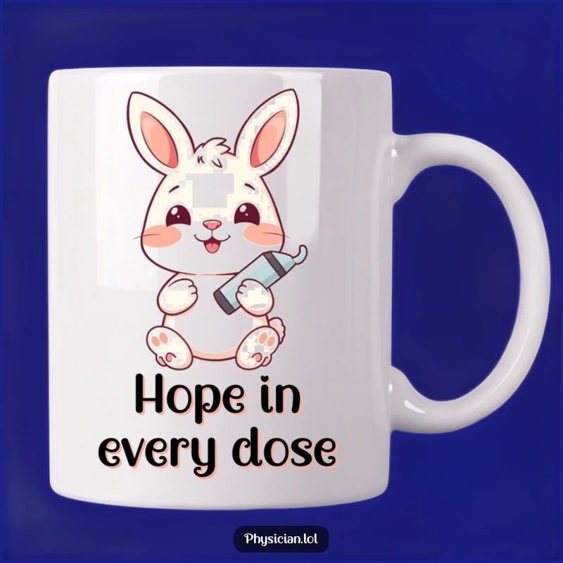 Funny Bunny Shot Giver Mug: Cheerful Humor and a Funny Gift