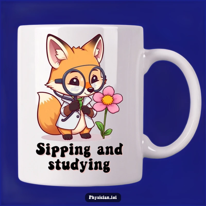 Funny Fox Doctor Mug: Thoughtful Observation for a Hilarious Gift