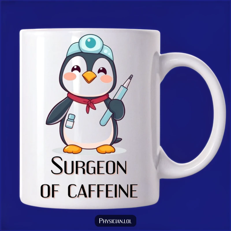 Funny Penguin Doctor Mug: Gift for Caring Healthcare Heroes