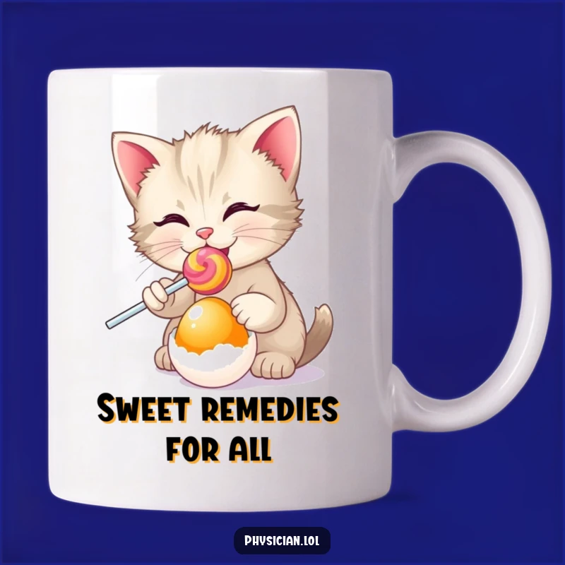 Funny Kitten Doctor Mug: Sweet Medicine for a Happy Day, Perfect Gift
