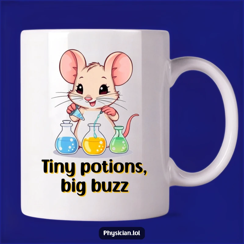 Funny Mouse Lab Mug: Mischievous Mixologist's Perfect Funny Gift