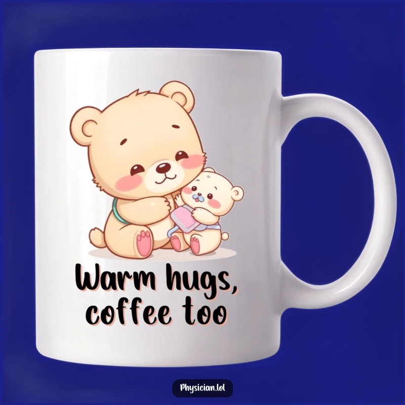 Funny Bear Cub Comfort Mug: Healing Humor and Gentle Funny Gift