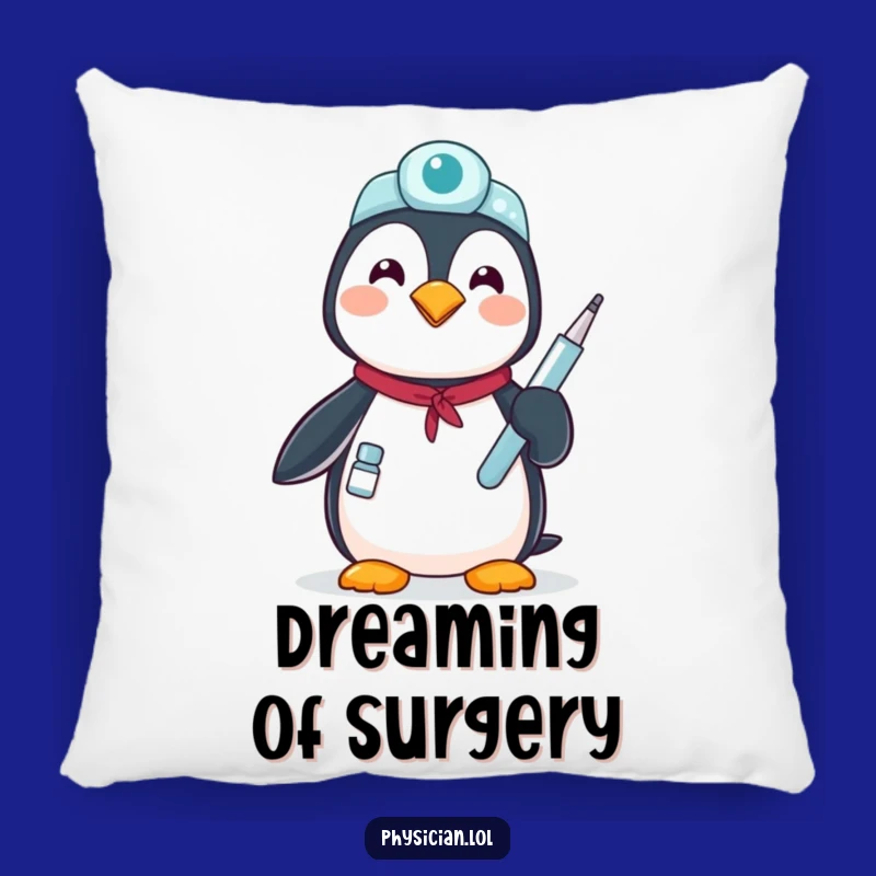 Comfortable Penguin Doctor Pillow: Funny Gift for Cozy Care