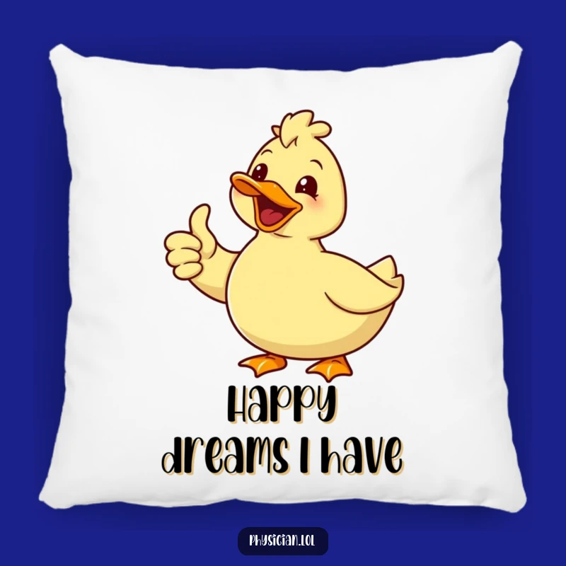 Funny Duck Pillow - Cozy & Hilarious Accent for Optimists' Spaces