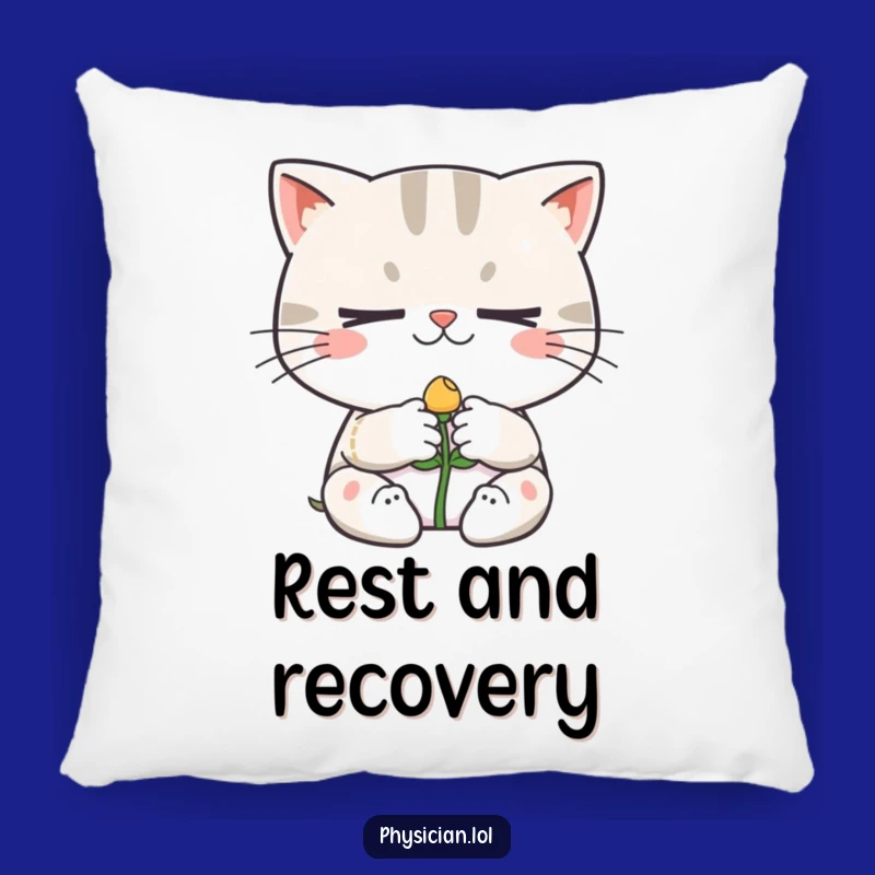 Funny Cat Sprout Pillow - Cozy & Hilarious Gardener's Companion Decor!