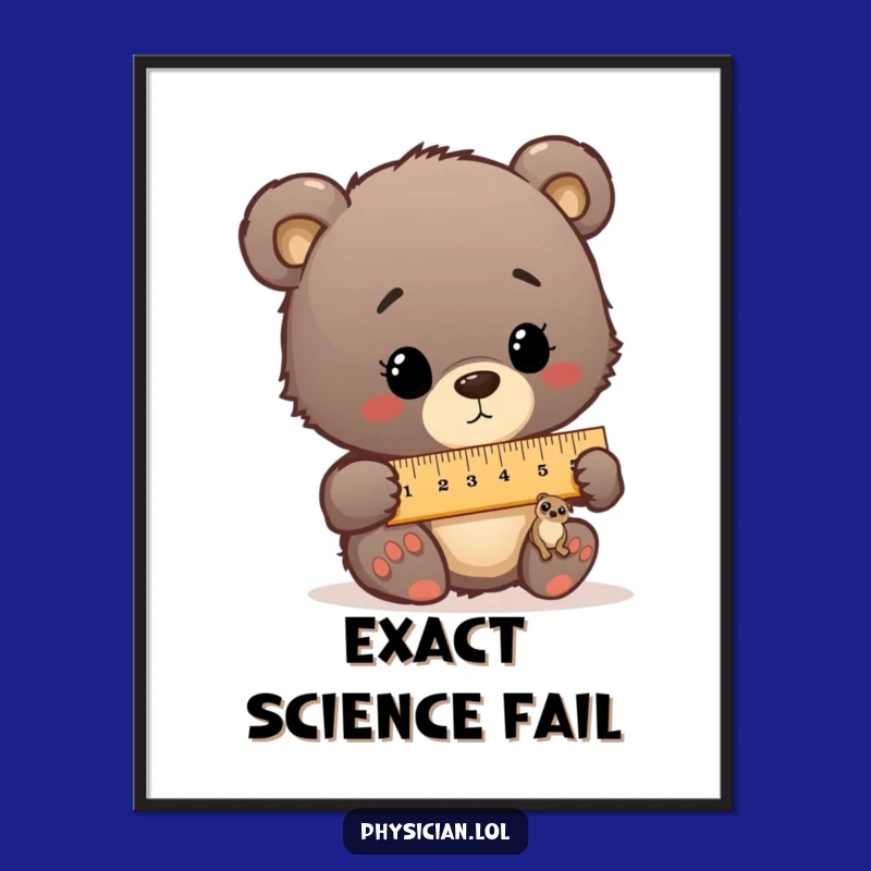 Funny Bear Cub Doctor Digital Art - Hilarious Animal Print