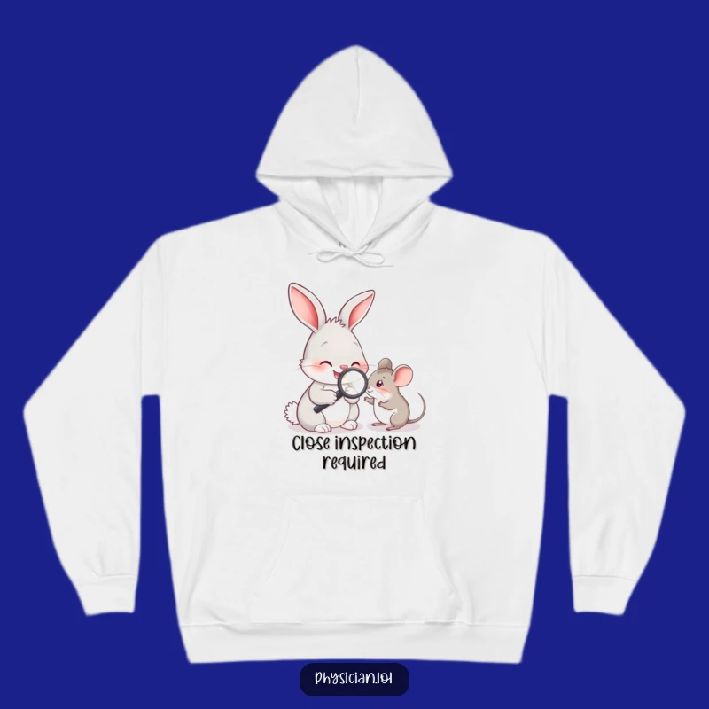Cozy Funny Rabbit Doctor Hoodie: Warmth and Whimsy for Gentle Souls