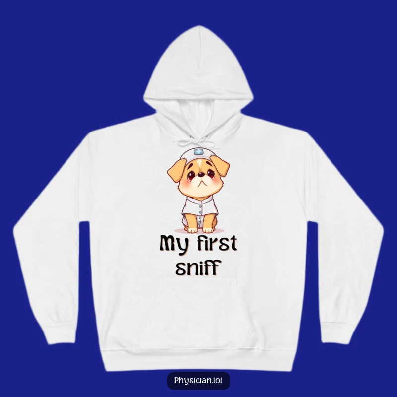 Funny Confused Dog Hoodie: Cozy and Hilarious Scared Pup Sweatshirt Gift