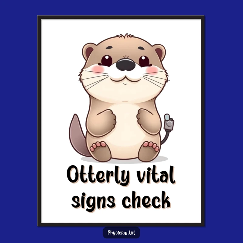 Free Printable Otter Pulse Wall Art: Cheerful Downloadable Decor for Joyful Spaces