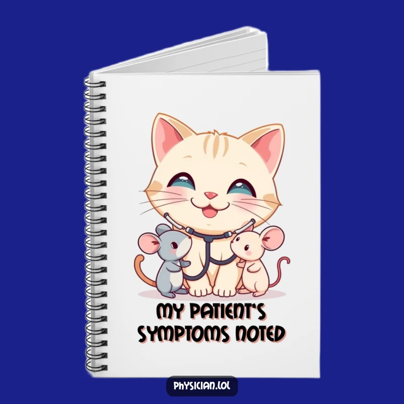 Funny Cat Doctor Notebook: Jot Down Your Caring Notes, A Witty Gift!