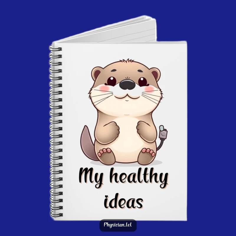 Funny Otter Pulse Notebook: Journal Your Healthy Ideas