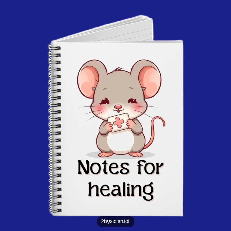 Funny Shy Mouse Care Notebook: Journal Your Kind Thoughts
