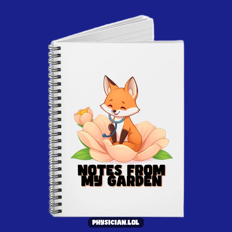 Funny Fox Flower Listener Notebook: Capture Nature's Wonders and Your Thoughts