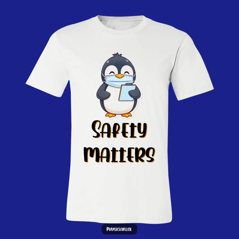 Funny Penguin Mask T-Shirt: Happy Admin Penguin Tee
