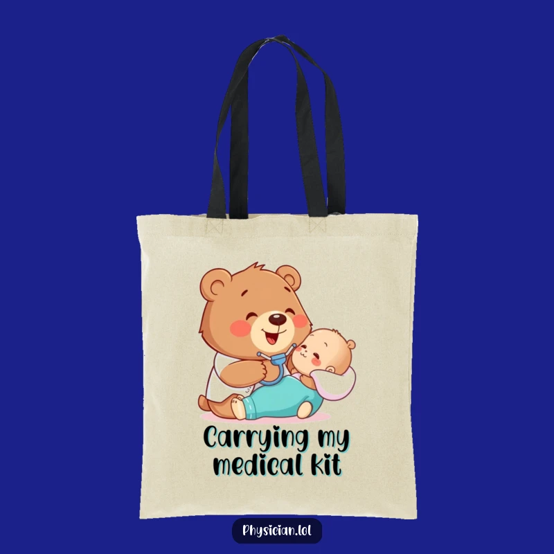 Funny Bear Doctor Bag: Carry Your Care with Compassion!